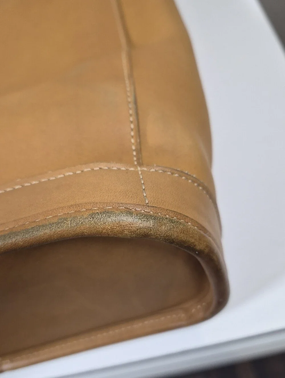 Vintage Coach Bleecker Bucket In Camel #9305 - Picture 16 of 17